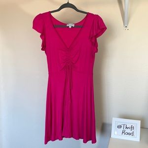 Hot Pink Barbie Dress Sz M Summer Dress NWOT Neon Pink Pinup Dress Skater Dress